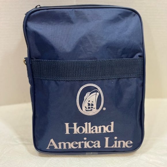 HOLLAND AMERICA LINE CRUISE Nylon Duffle Tote Travel Carry-On Expandable Bag - Picture 1 of 9